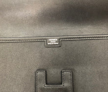 Load image into Gallery viewer, Hermès Noir Swift Jige Elan 29 Clutch