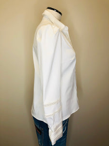 Alexis White Haskel Button Down Shirt Sizes S and L