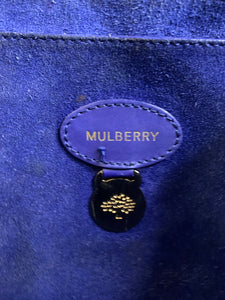 Mulberry Bayswater Cobalt Blue Top Handle Bag