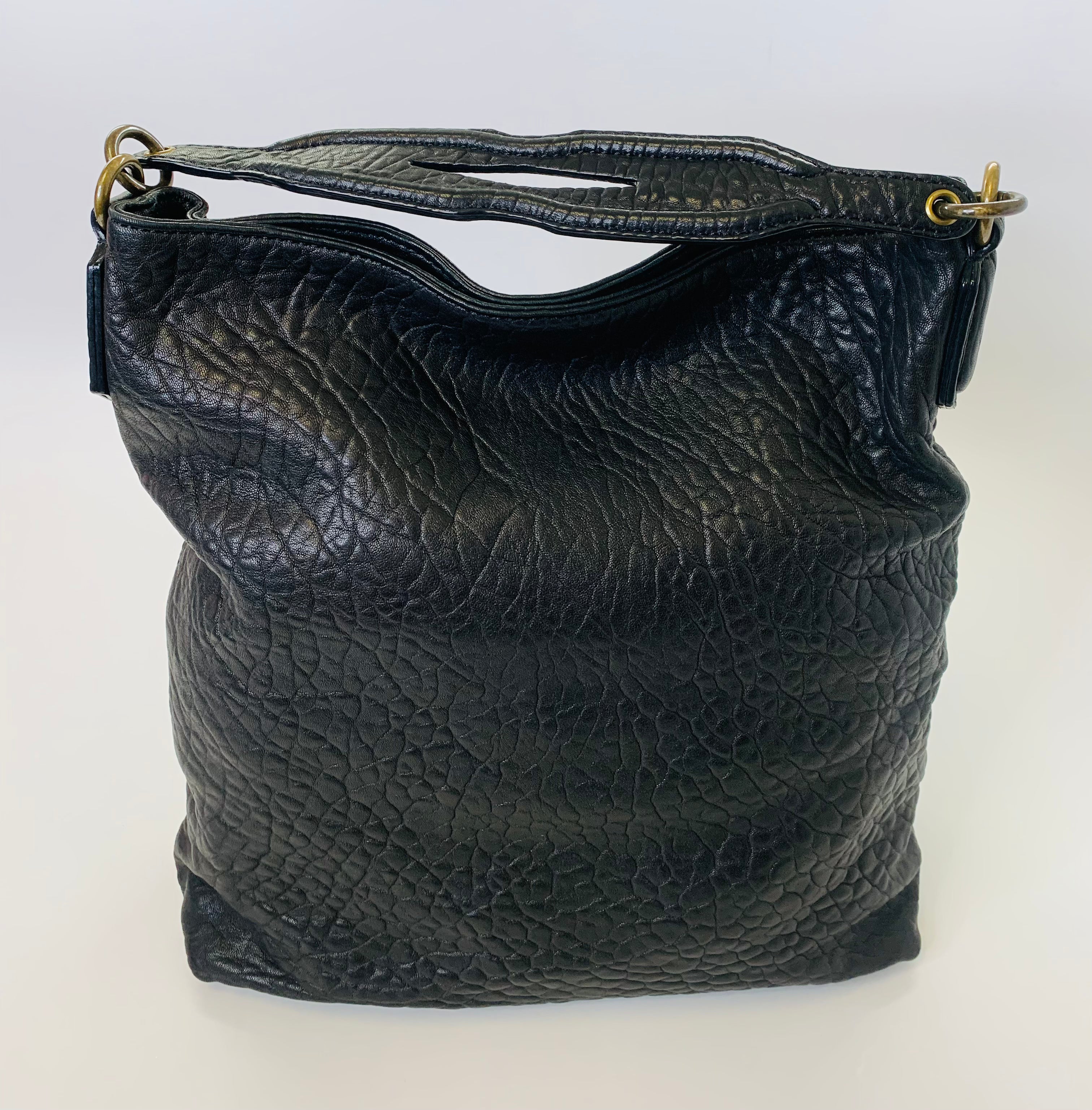 Alexander Wang Black Dumbo Darcy Studded Hobo
