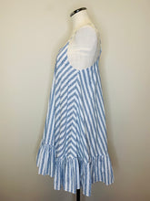 Load image into Gallery viewer, Caroline Constas White and Blue Laurel Dress Sizes S and M