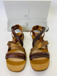 Brunello Cucinelli Strappy Sandals Size 40