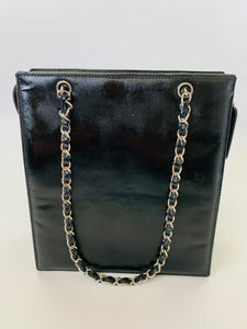 CHANEL Vintage Black Small Tote Bag