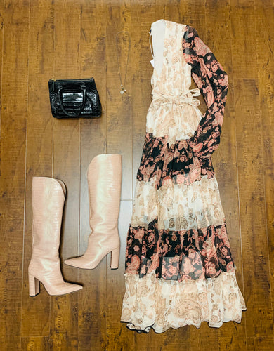 Hemant & Nandita Luana Maxi Dress Size S