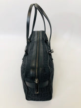 Load image into Gallery viewer, Fendi Black Zucca Print East - West Bag