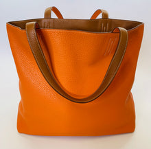 Double sens leather tote Hermès Multicolour in Leather - 33356538