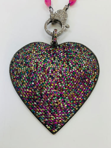 Rainey Elizabeth Large Heart Pendant