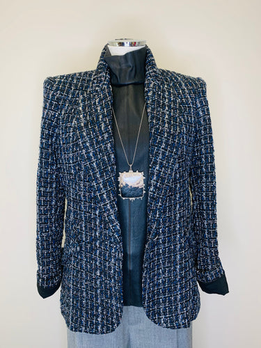 Helmut Lang Black Leather Mock Neck Top Size M