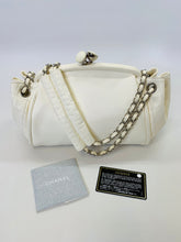 Load image into Gallery viewer, CHANEL Ivory Twist Lock Bag