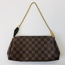 Load image into Gallery viewer, Louis Vuitton Ebene Damier Coated Canvas Eva Clutch
