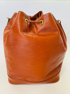 Louis Vuitton Cognac Epi Leather Noe Bag