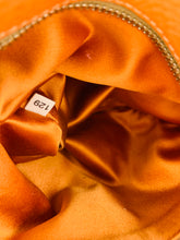 Load image into Gallery viewer, Prada Orange Leather and Raffia Tote Bag