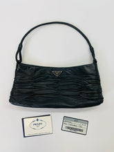 Load image into Gallery viewer, Prada Black Leather Pochette
