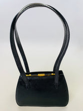 Load image into Gallery viewer, Judith Leiber Black Top Handle Bag