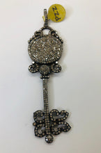 Load image into Gallery viewer, Rainey Elizabeth Large Diamond Key Pendant