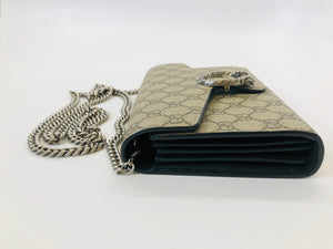 Gucci GG Supreme Dionysus Wallet on a Chain
