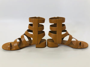 CHANEL Camel Cruise 2018 Sandals Size 38