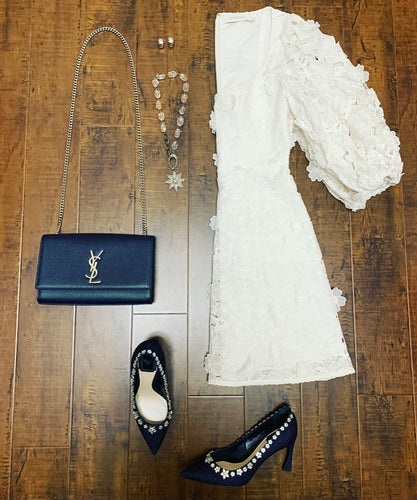 Zimmermann Super 8 Ivory Giupure Mini Dress Size 1