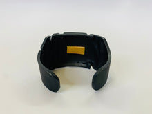 Load image into Gallery viewer, Valentino Garavani Black and Gold Cuff Size Small