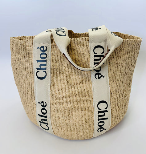 Chloe Woody Large Basket Bag