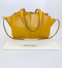 Load image into Gallery viewer, Celine Blonde Calfskin Medium Tri-Fold Bag