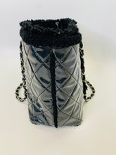 Load image into Gallery viewer, CHANEL Black Tweed Tote Bag