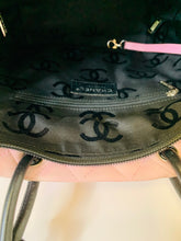 Load image into Gallery viewer, CHANEL Pink and Black Ligne Cambon Small Bucket Tote Bag