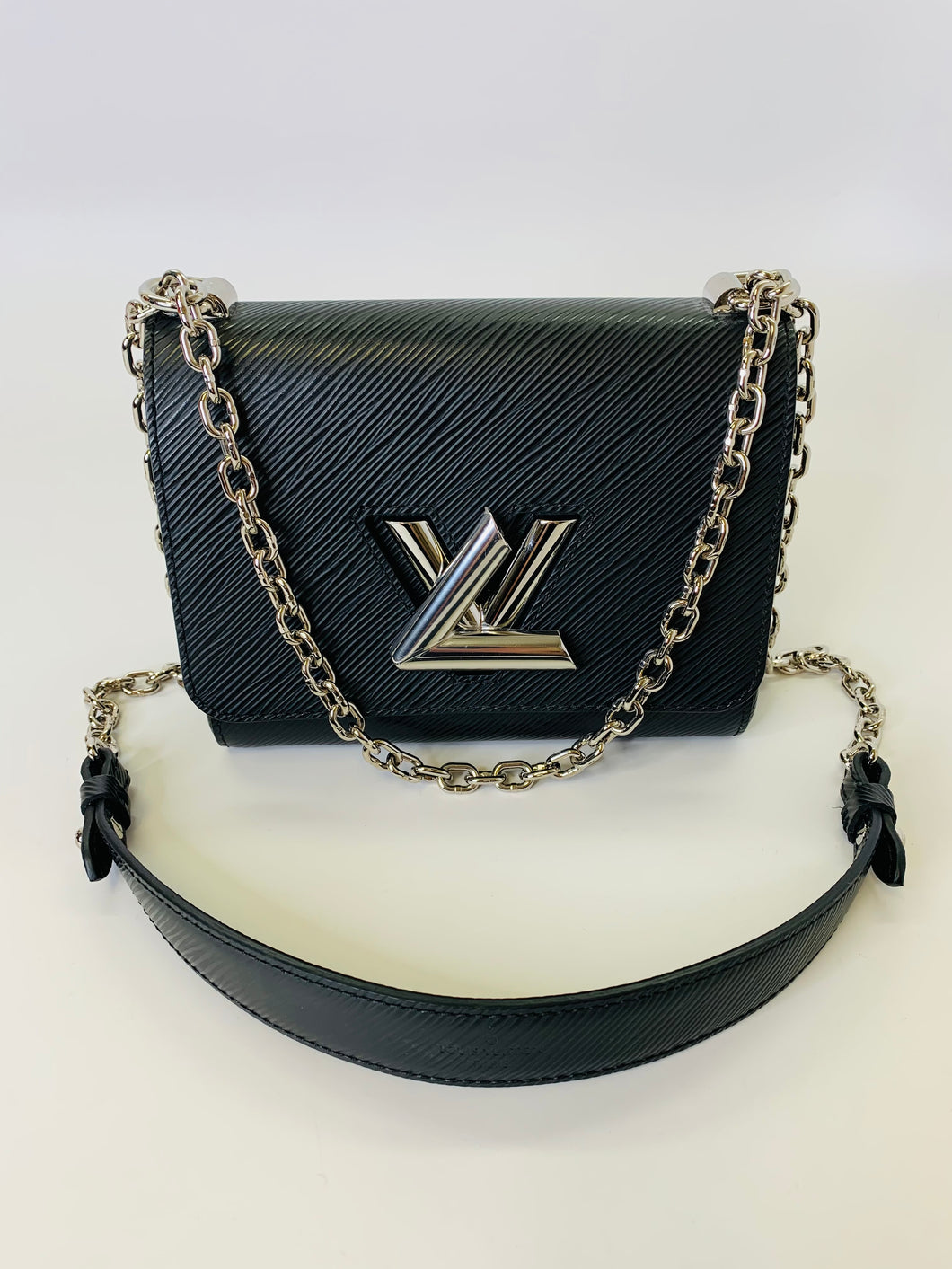 Louis Vuitton Black Epi Leather Twist PM Bag