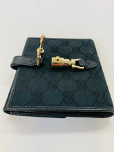 Load image into Gallery viewer, Gucci Black GG Canvas and Leather Wallet