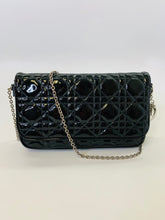 Load image into Gallery viewer, Christian Dior Black Wallet on a Chain Pouch