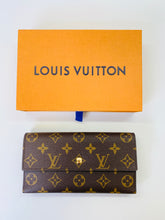 Load image into Gallery viewer, Louis Vuitton Monogram Canvas Sarah Wallet