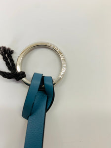 Valentino Garavani Blue Rockstud Key Ring