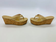 Load image into Gallery viewer, Jimmy Choo Nude Platform Thong Sandals Size 39 1/2