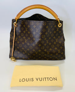 Louis Vuitton Coated Monogram Canvas Artsy MM Bag
