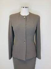 Load image into Gallery viewer, CHANEL Brown Jacket With Gold Buttons Size 34