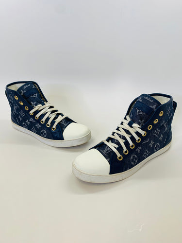 Louis Vuitton Monogram Denim Sneaker Size 40