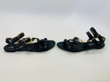 Load image into Gallery viewer, Lanvin Black Strappy Sandals Size 40