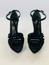 Load image into Gallery viewer, Fendi Black Platform Sandals Size 37 1/2