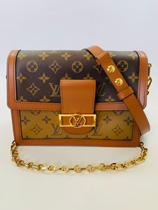 Louis Vuitton, Bags, Louis Vuitton Reverse Monogram Dauphine Pm Backpack  Authentic