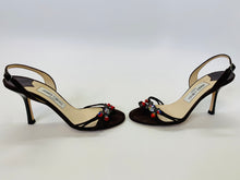 Load image into Gallery viewer, Jimmy Choo Brown Suede Slingback Sandals Size 36 1/2