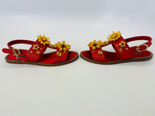 Load image into Gallery viewer, Dolce &amp; Gabbana Floral Embellished Flat Sandals Size 41