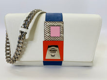 Load image into Gallery viewer, Akris Anouk White Pebbled Leather Day Patchwork Bag