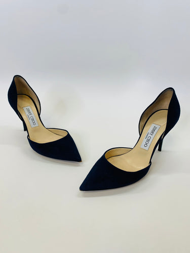 Jimmy Choo Navy Blue Pumps Size 36 1/2