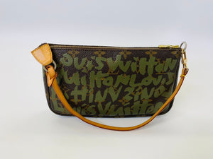 Louis Vuitton x Stephen Sprouse pre-owned Graffiti Pochette Accessoires Bag  - Farfetch