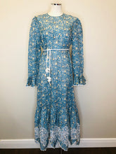 Load image into Gallery viewer, Zimmermann Carnaby Blue Floral Print Maxi Dress Size 3