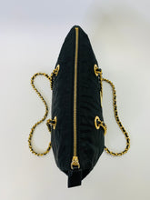PRADA Small dog bag in black nylon, zippered pocket on…
