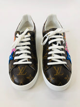 Louis Vuitton Calfskin Monogram LV Black Heart Sneaker Women Size 39.5 Eu  39.5 N