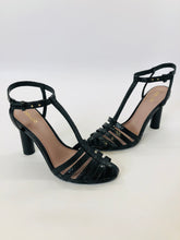 Load image into Gallery viewer, Diane von Furstenberg Black Sandals Size 6 1/2