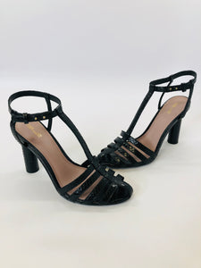 Diane von Furstenberg Black Sandals Size 6 1/2