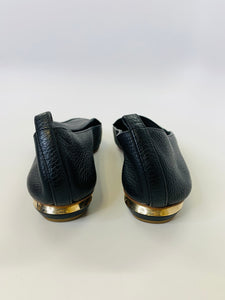 $ 540 Nicholas Kirkwood Women's Shoes Size 6.5 Beya Slingback Leather Flats
